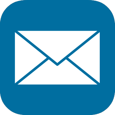 00 Mail icon blau